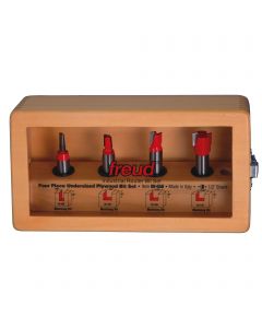 FREUD - 89-650   4pc UNDERSIZED PLYWOOD BIT SET