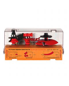 FREUD - 97-258  3pc PREMIER ADJUSTABLE CABINET BIT SET