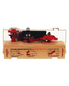 FREUD  97-276   3pc PREMIER ADJUSTABLE CABINET BIT SET