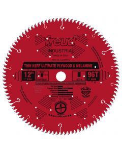 FREUD - LU79R012  12" THIN KERF ULTIMATE PLYWOOD & MELAMINE BLADE
