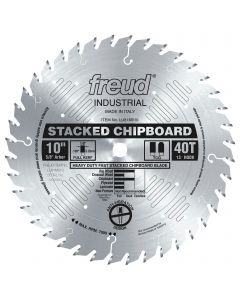 FREUD - LU81M010  10" HEAVY DUTY STACKED CHIPBOARD BLADE