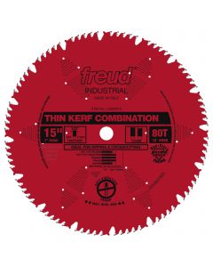 FREUD - LU83R015  15"  THIN KERF COMBINATION BLADE