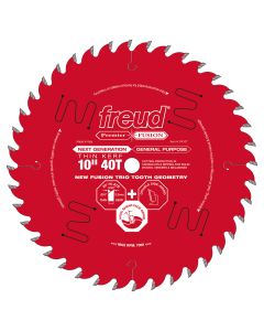 FREUD - P410T  THIN KERF NEXT GENERATION PREMIER FUSION GENERAL PURPOSE BLADE