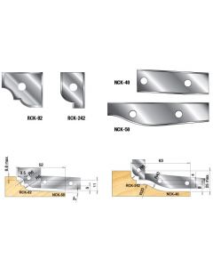 Amana NCK-50 50MM X12MMM X1.5MM S.C KNIVES