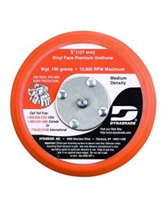 Dynabrade 56175 5" (127 mm) Dia. Non-Vacuum Disc Pad, Vinyl-Face