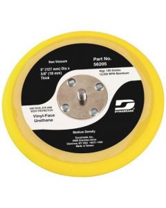 Dynabrade 56206 6" (152 mm) Dia. Non-Vacuum Disc Pad, Vinyl-Face