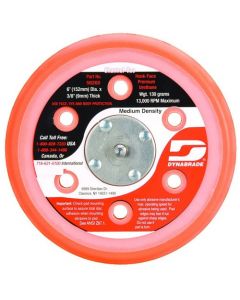 Dynabrade 56253 5" (127 mm) Dia. Vacuum Disc Pad, Hook-Face, Short Nap