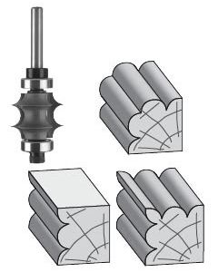 Fs Tool Beading Bit Double Leaf Edge Style