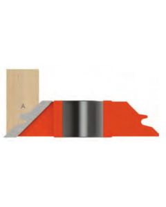 1-1/4 Bore Carbide One Piece Double Tongue & Groove Lock Mitre Cutter 1/2" material Freeborn