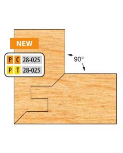 1-1/4 Bore Carbide Two Piece Double Tongue & Groove Lock Mitre Sets 3/4"-1" material Freeborn