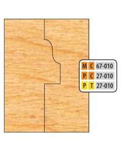 3/4 Bore Carbide Window Sash Cutter Set (4 Piece Cutter Set)