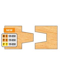 1-1/4 Bore T-alloy Wedge Tongue & Groove