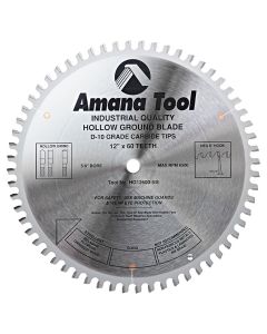 Amana HG12600-5/8 12"/60T HOLLOW GROUND BLADE 30