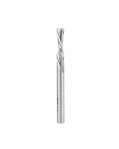 Amana tool HSS1655 HSS Spiral Aluminum Cutting Double Flute Down-Cut 1/4 D x 1 CH x 1/4 Inch SHK Router Bit