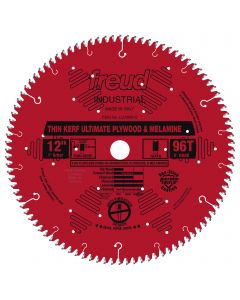 FREUD - LU79R012  12" THIN KERF ULTIMATE PLYWOOD & MELAMINE BLADE