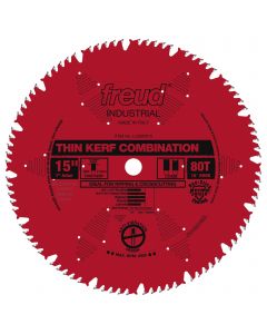 FREUD - LU83R015  15"  THIN KERF COMBINATION BLADE