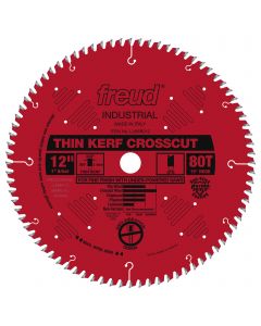 FREUD - LU88R012  12" THIN KERF FINE FINISH CROSSCUT BLADE