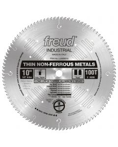 FREUD LU90M010  10"  THIN STOCK NON-FERROUS METAL BLADE