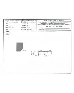 FREEBORN - MC-60-006 - CARBIDE QUARTER COVE CONVEX CUTTER Shaper Cutter