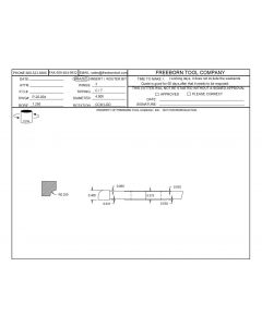 FREEBORN - PT-20-004 - T-ALLOY QUARTER COVE CONVEX CUTTER Shaper Cutter