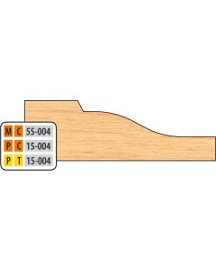 FREEBORN MT-55-004 T-Alloy Raised Panel Shaper Cutter