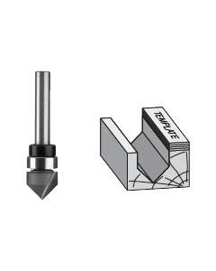 Fs Tool “V” Grooving Bits With Bearing Guide 90°