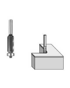 Fs Tool Ball Bearing Flush Trimming Bits Two Flutes