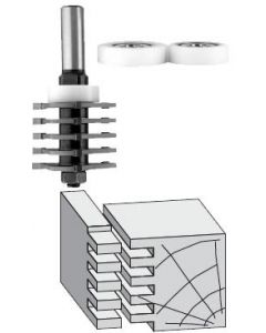 Fs Tool “BOX Joint” Slotting Cutter Set Three Wings