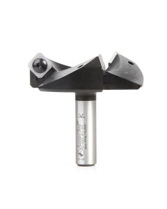 Amana tool RC-2263 CNC Spoilboard Insert Carbide 3 Wing, Surfacing, Planing, Flycutting & Slab Leveler 2-3/4 Diameter x 1/2 SHK Router Bit