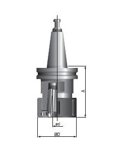 Fs Tool Collet Chucks ISO30 With Ball Bearing Collet Nut