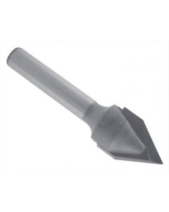 SOUTHEAST TOOL SE1541 Solid Carbide 60 Deg V-Groover x 3 FL x 1/4 Shk