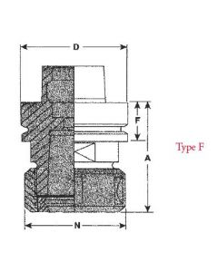 SOUTHEAST TOOL SE17105-008001 HSK  63F x ER 16 - 60 mm Collet Holder