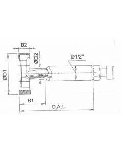 SOUTHEAST TOOL SE293005 2+1 Diamond Tip T-Slot Lg Dia 1-3/16 x Sm D 3/8 RH