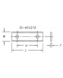 SOUTHEAST TOOL SI-1201322 Insert 120 x 13 x 2.2 x 60 CTC hole pattern