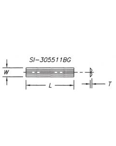 SOUTHEAST TOOL SI-125511BG Insert 12 x 5.5 x 1.1 Back Groove