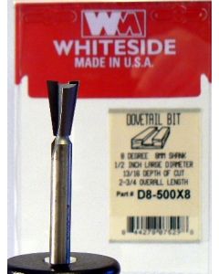 Whiteside D8-500x8 RH Dowel Drill CT 12mm