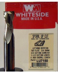 Whiteside LU7150 Standard Spiral Bit SC 1/2CD