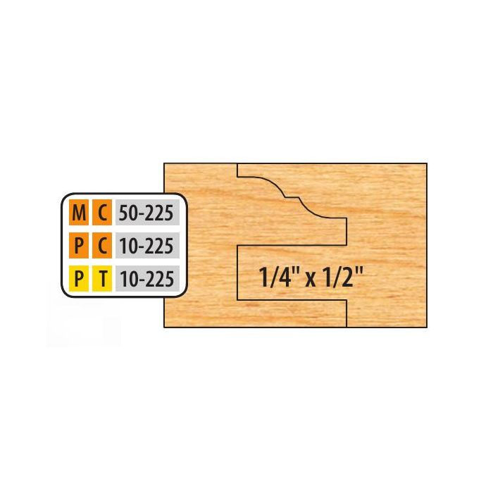 FREEBORN - PC-10-225 - CARBIDE ADDITIONAL TONGUE & GROOVE CUTTER Shaper Cutter