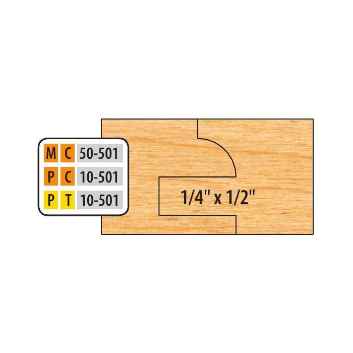 FREEBORN - MC-50-501 - CARBIDE TONGUE & GROOVE CUTTER Shaper Cutter