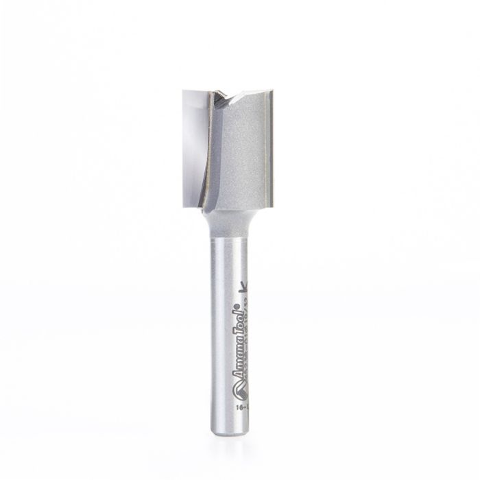 Amana tool 45238-01 Carbide Tipped Straight Plunge High Production 19/32 D x 3/4 CH x 1/4 SHK x 2-1/4 Inch Long Router Bit