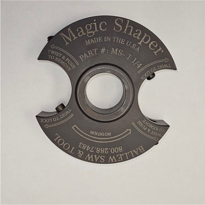 1 1/4 Inch arbor SHAPER Magic Molder Head