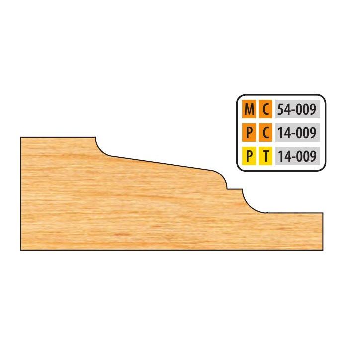 FREEBORN MT-54-009 T-Alloy Raised Panel Shaper Cutter