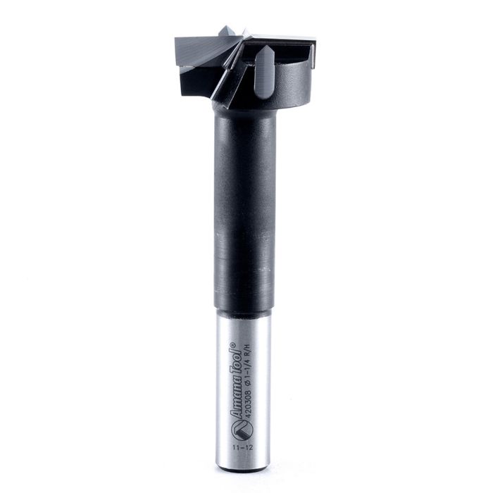 Amana tool 420308 Carbide Tipped Boring Bit with Spurs 1-1/4 D x 1/2 Inch SHK