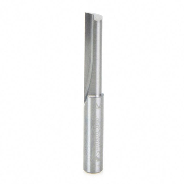 Amana tool 43720 Solid Carbide Single Flute Straight Plunge High Production 1/4 D x 1 Inch CH x 1/4 SHK Router Bit