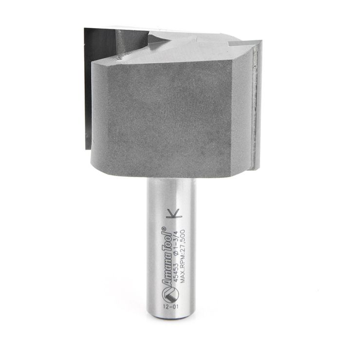 Amana tool 45453 Carbide Tipped Straight Plunge High Production 1-3/4 D x 1-1/4 CH x 1/2 SHK x 2-7/8 Inch Long Router Bit