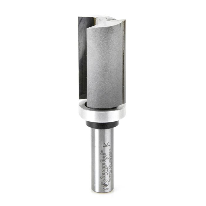 Amana tool 45467 Carbide Tipped Flush Trim Plunge Template 1 Inch D x 1-3/4 CH x 1/2 SHK w/ Upper Bal Bearing Router Bit