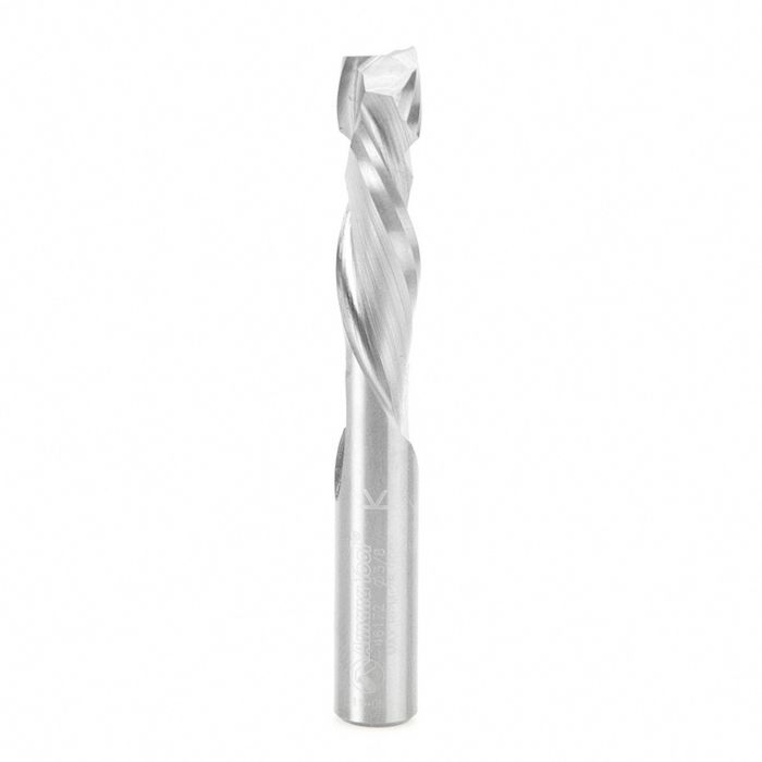 Amana tool 46172 CNC Solid Carbide Compression Spiral 3/8 D x 1-1/4 CH x 3/8 SHK x 3 Inch Long Router Bit