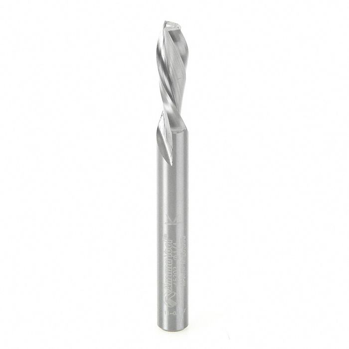 Amana tool 46202 SC Spiral Plunge 1/4 D x 3/4 CH x 1/4 SHK x 2-1/2 Inch Long 2 Flute Down-Cut Router Bit