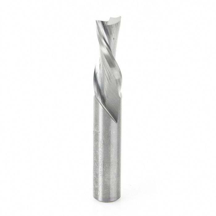 Amana tool 46203 SC Spiral Plunge 3/8 D x 1 CH x 3/8 SHK x 2-1/2 Inch Long 2 Flute Down-Cut Router Bit