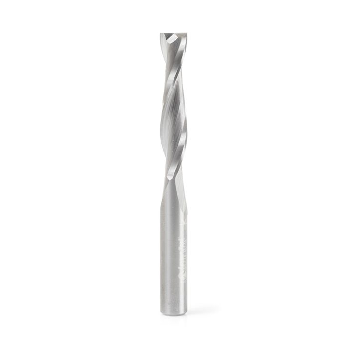 Amana tool 46274 CNC Solid Carbide Foam Cutting Up-Cut Spiral 1/4 D x 1-1/4 CH x 1/4 SHK x 2-1/2 Inch Long Flat Bottom Router Bit